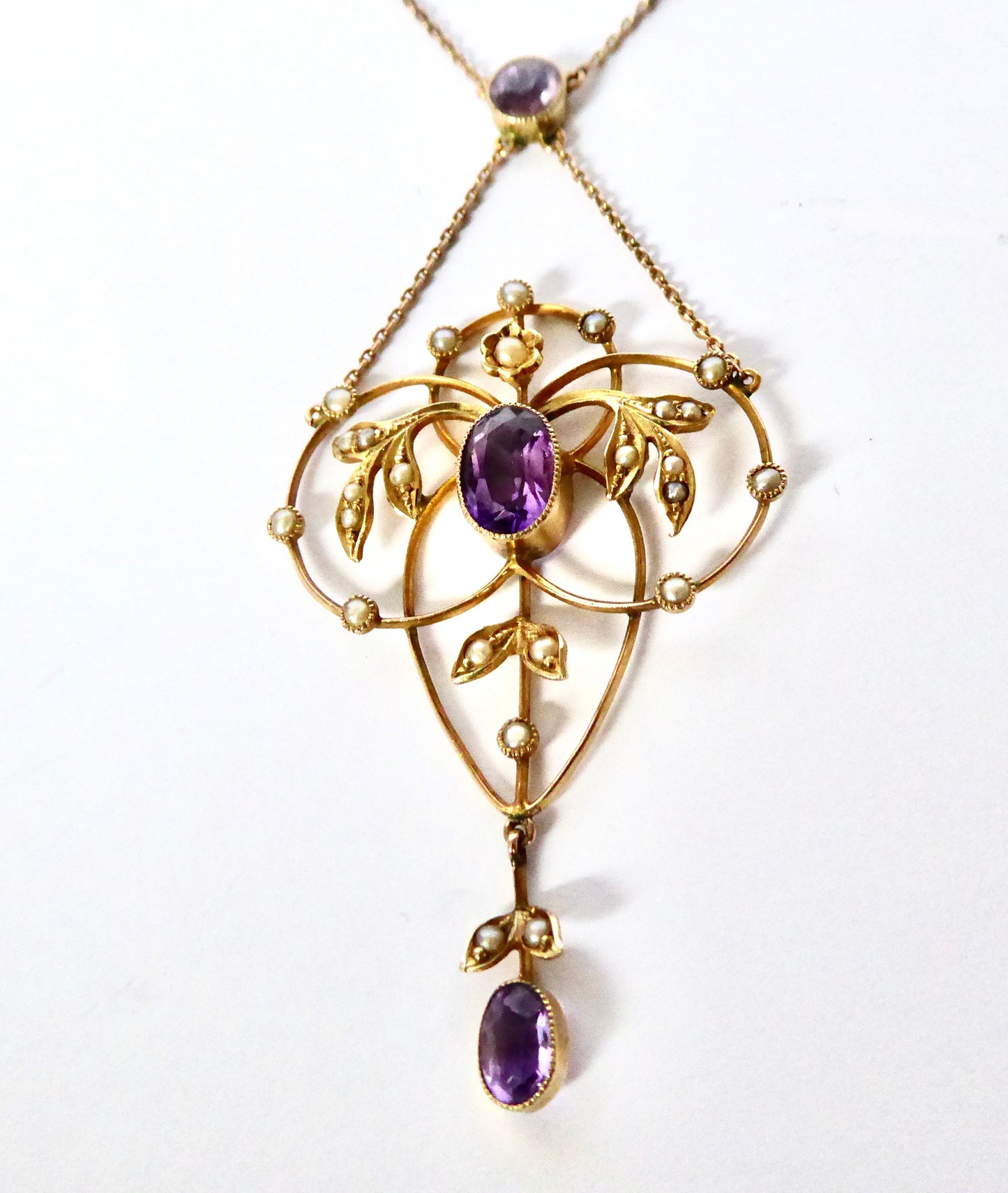Antique Amethyst Pendant