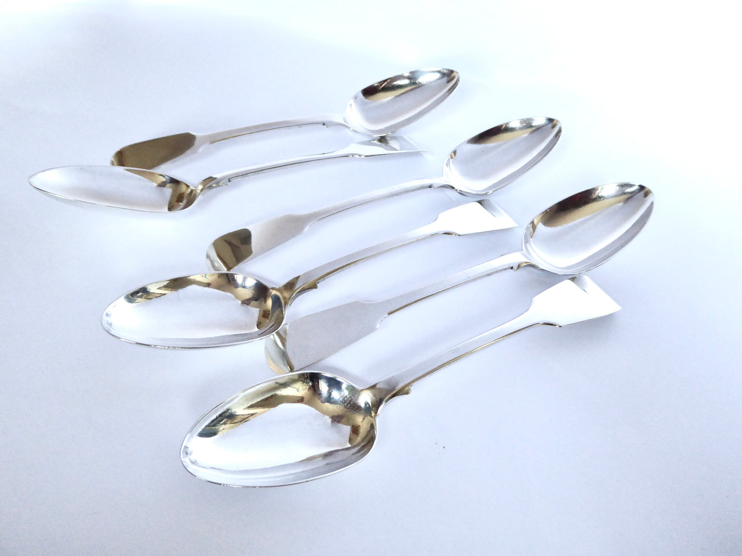 Irish Silver Dessert Spoons 1795