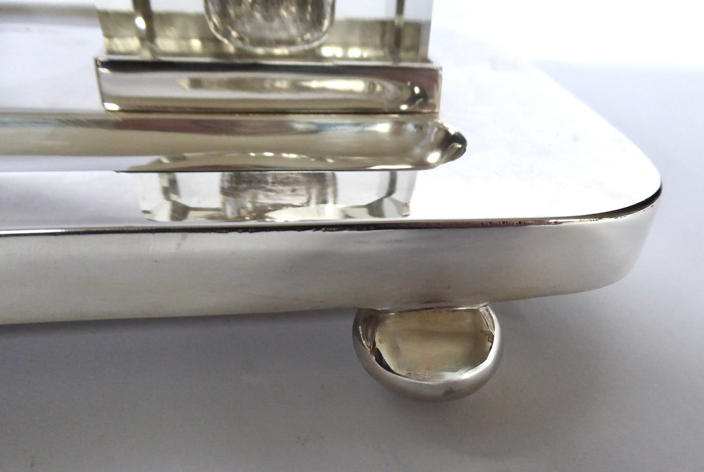 Antique Silver Inkstand 1903