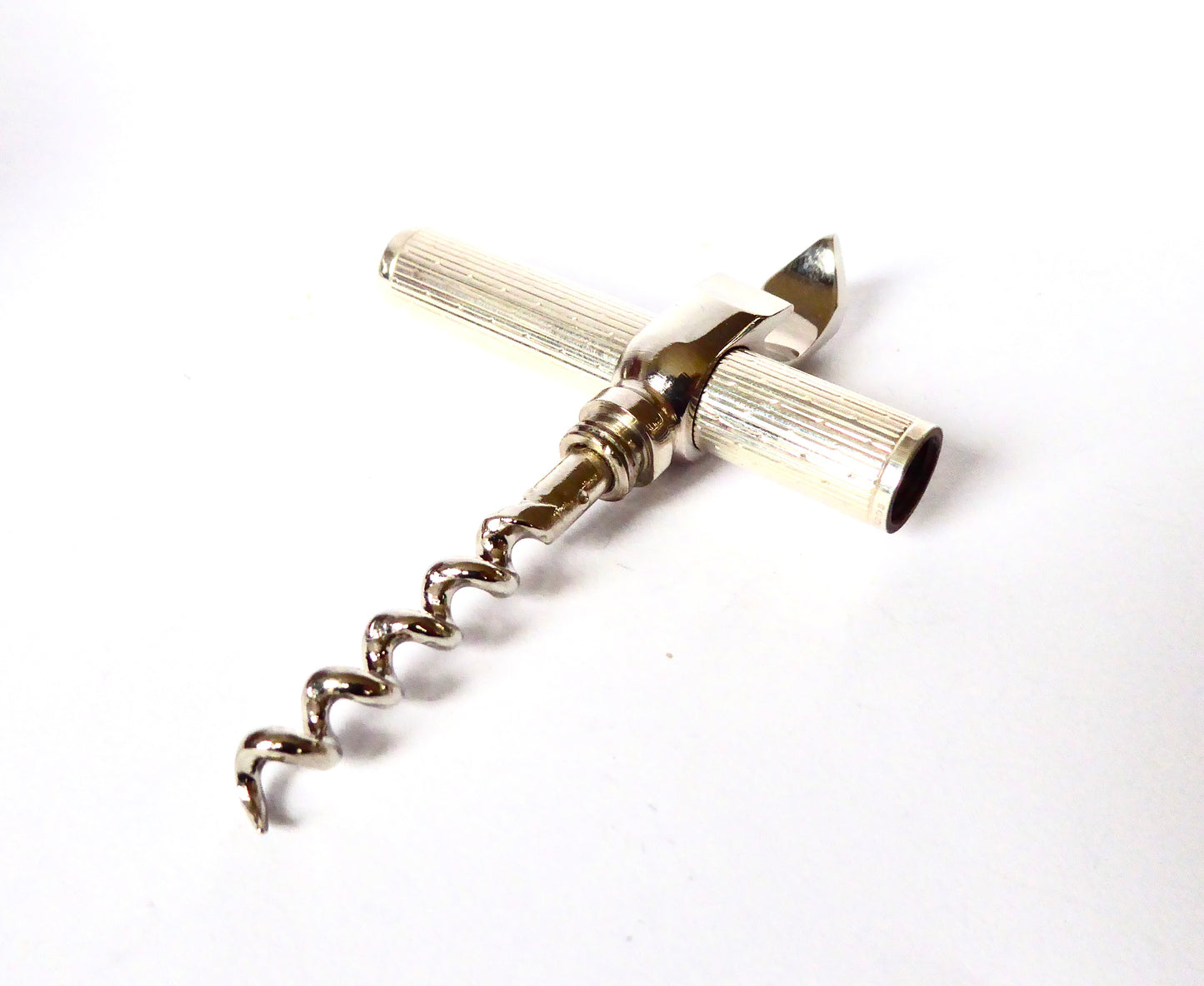 Silver Corkscrew / Bottle Opener