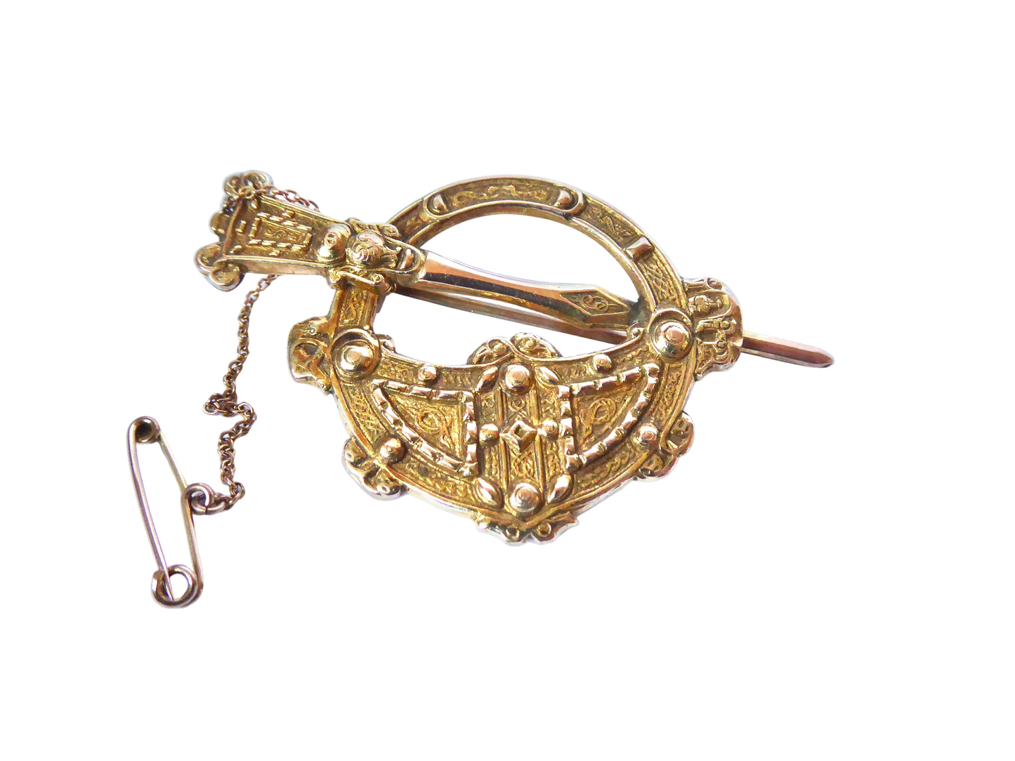 Gold Tara Brooch