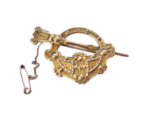 Gold Tara Brooch