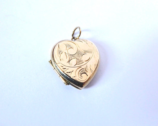 Engraved Heart Locket