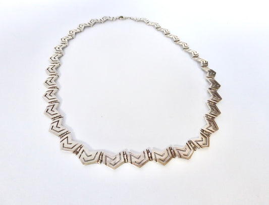 Silver Collar Necklace