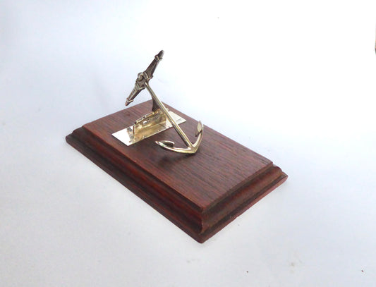 Silver Anchor Note Holder 1924
