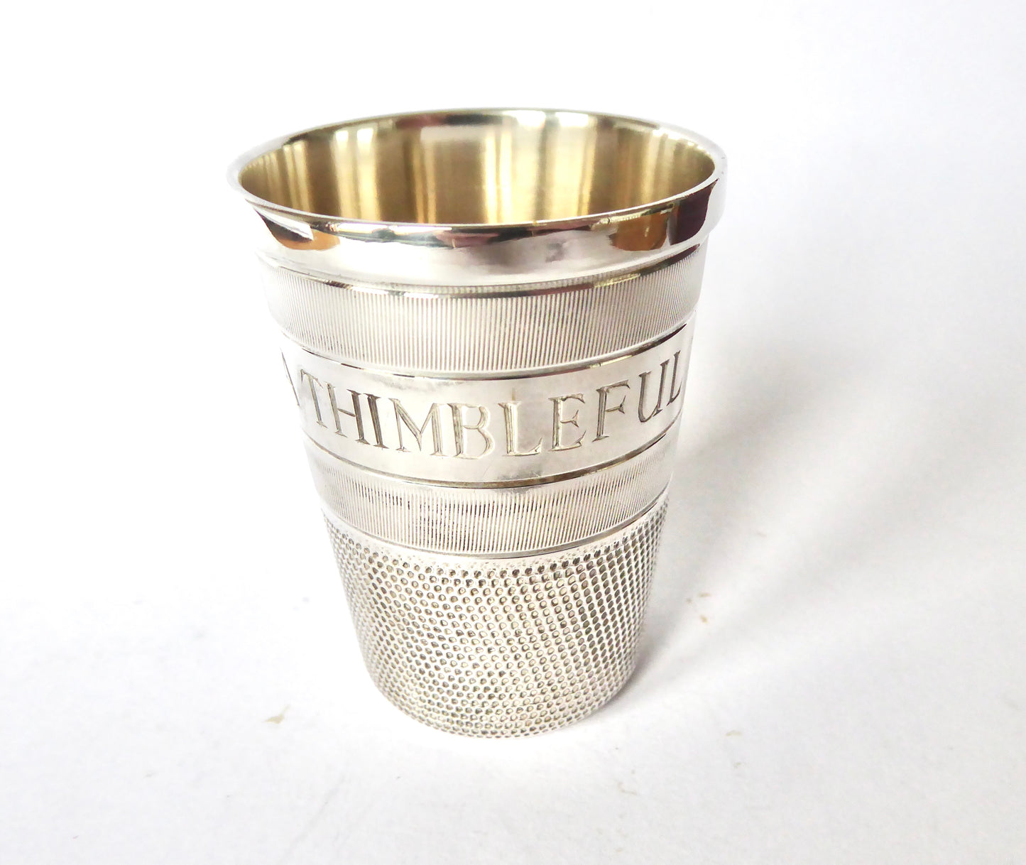 Novelty Silver Drinks Measure