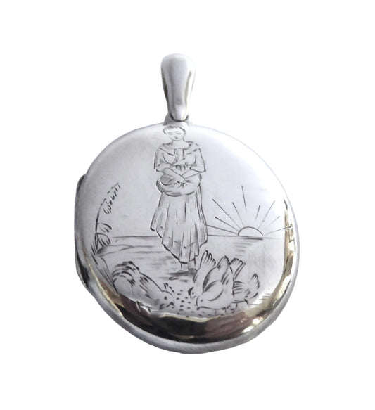 Victorian Silver Locket