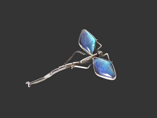 Silver Dragonfly Brooch