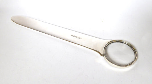 Silver Letter Opener/ Magnifying Glass