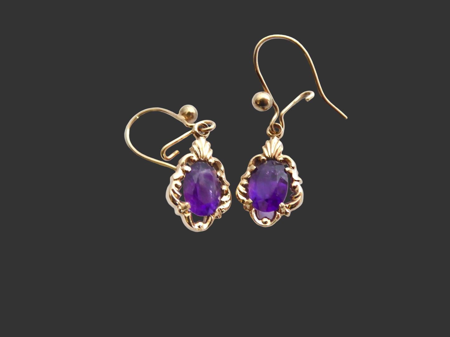 Amethyst Earrings 1959