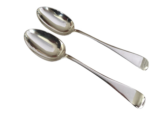 Pair of Silver Serving Spoons 1919