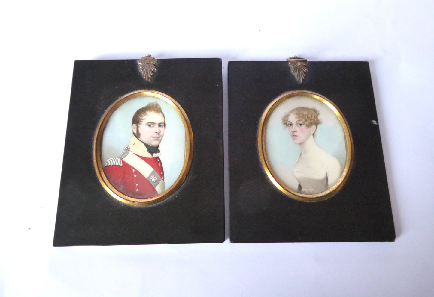 Pair of Portrait Miniatures 1814 - Buck of Cork