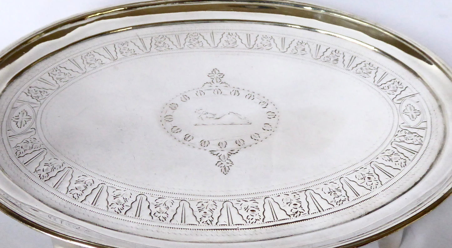 Irish Silver Teapot Siand