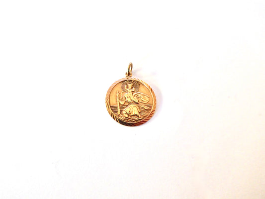 Gold St. Christopher Medal 1974