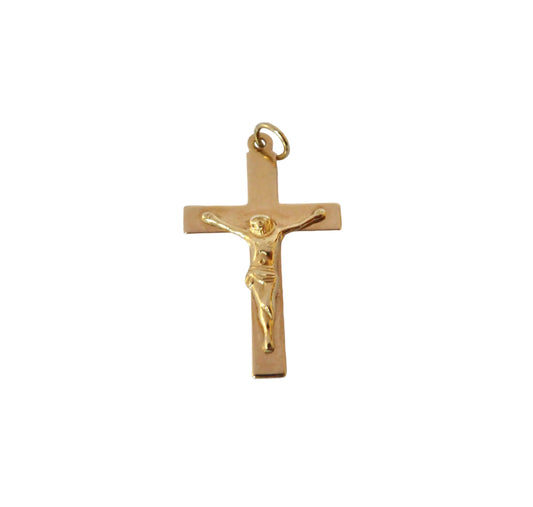 Vintage Gold Crucifix