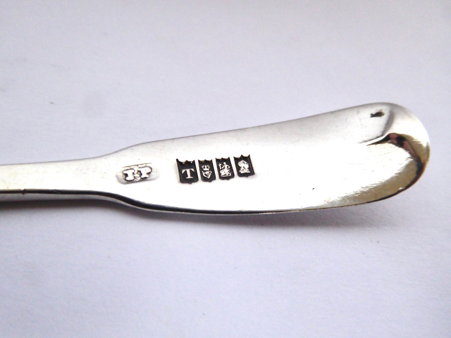 Irish Silver Salt Spoon 1815