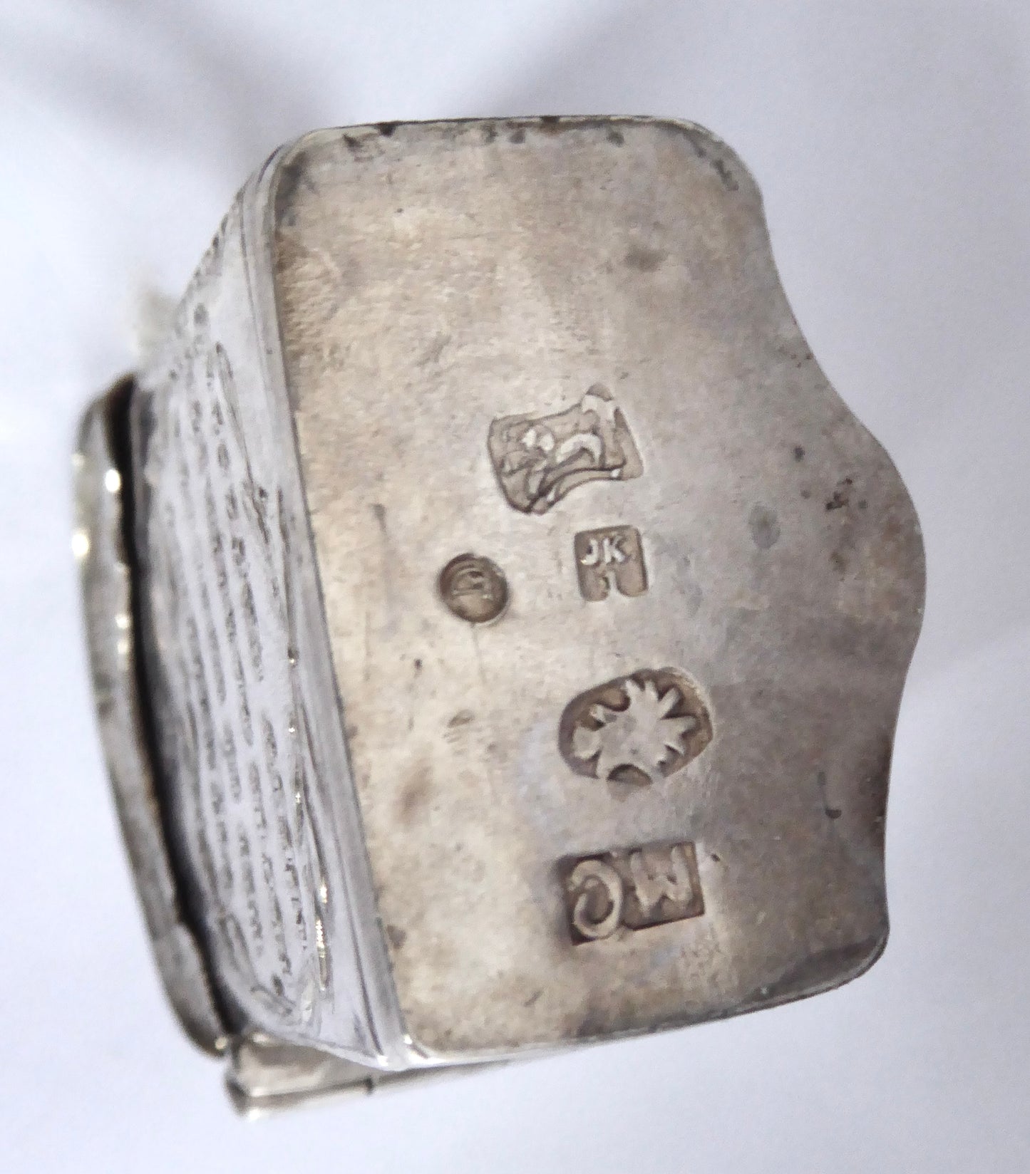 Dutch Silver Scent Box 1887