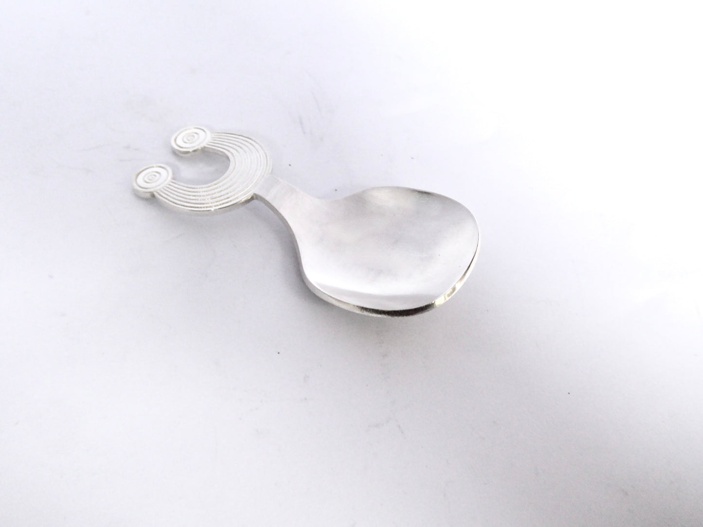 Irish Silver Caddy Spoon