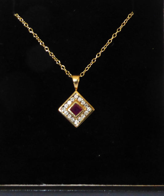 9ct. Ruby Pendant