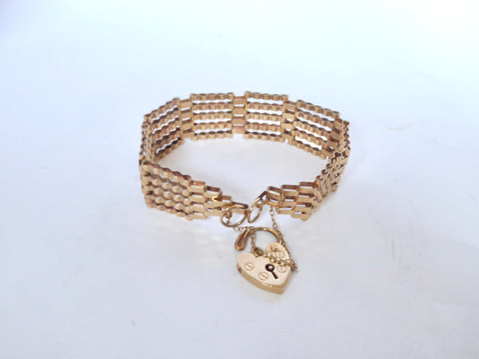 9ct. Gate Link bracelet 1979