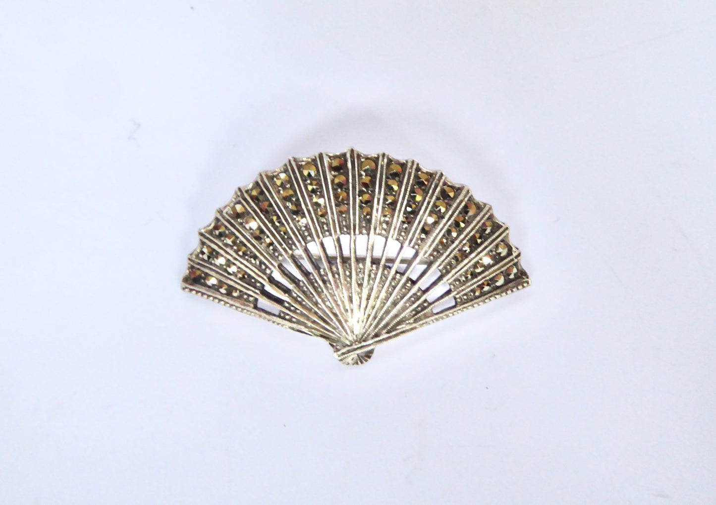 Fan Shape Brooch
