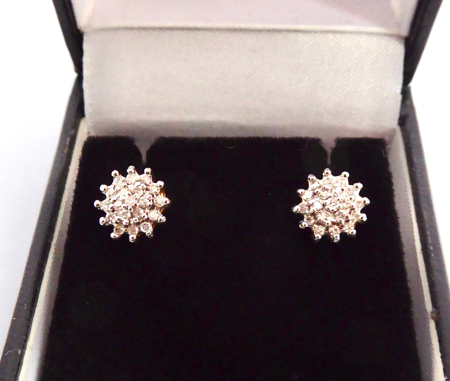 Diamond Cluster Earrings