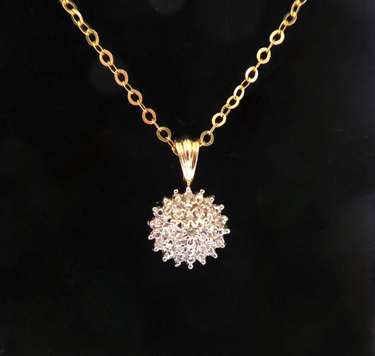 Diamond Cluster Pendant