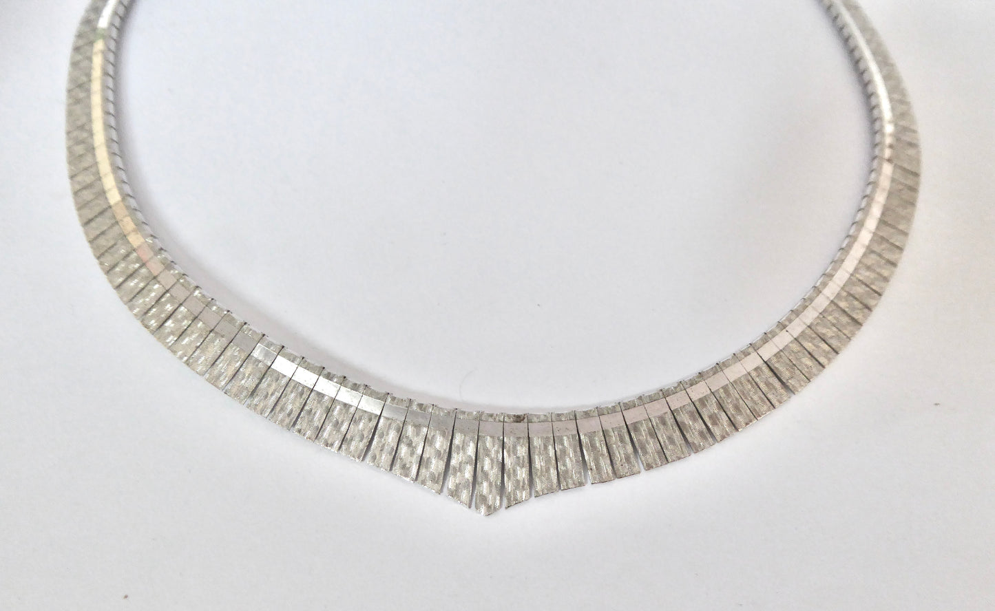 Silver Fringe Necklace