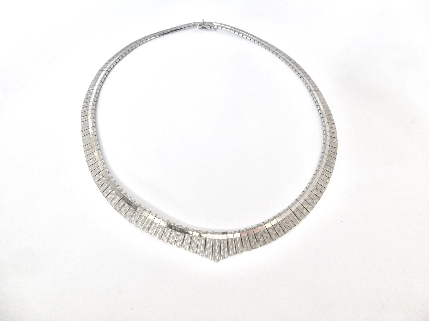 Silver Fringe Necklace