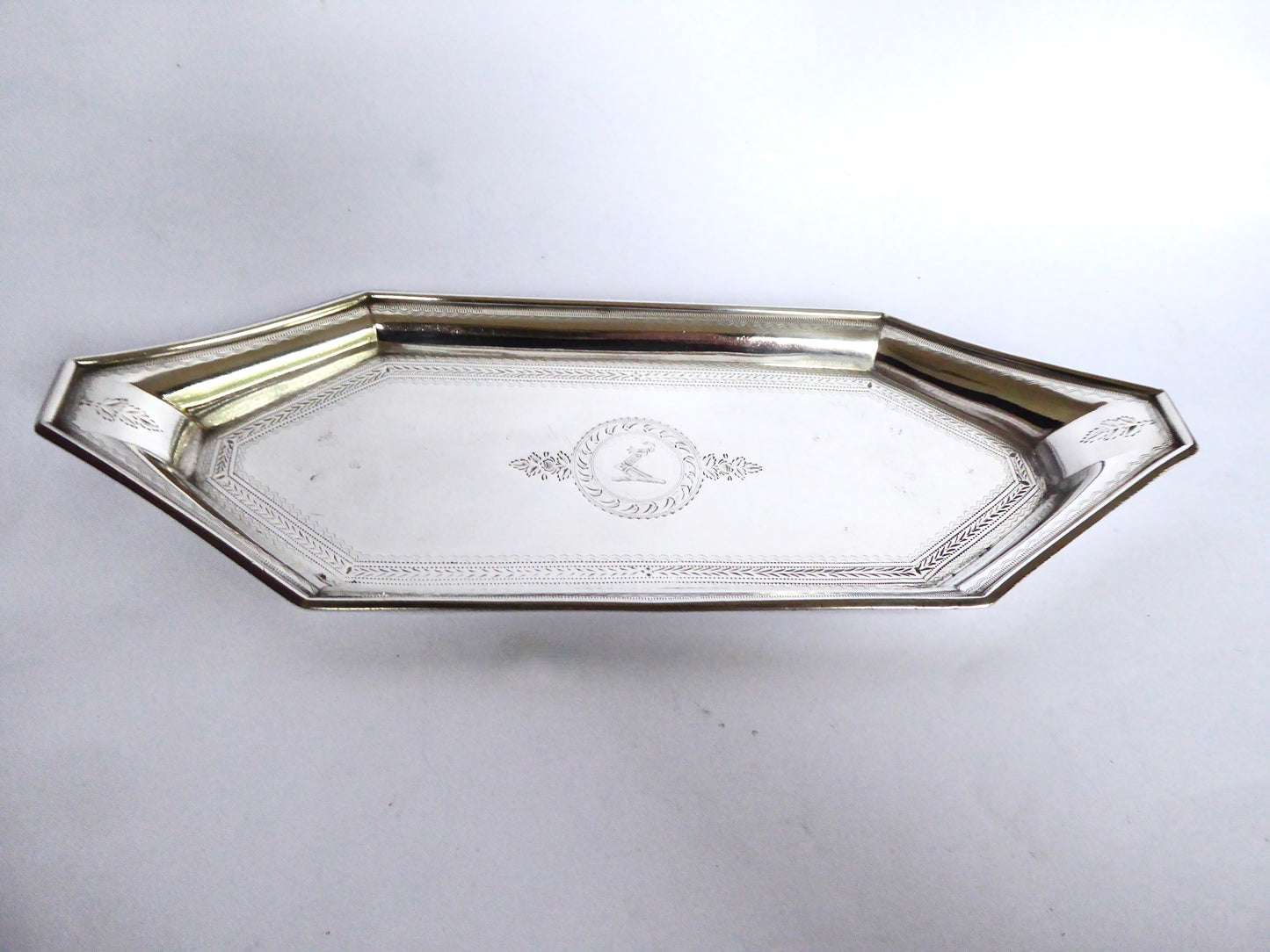 Dublin Silver Snuffers and Tray 1799