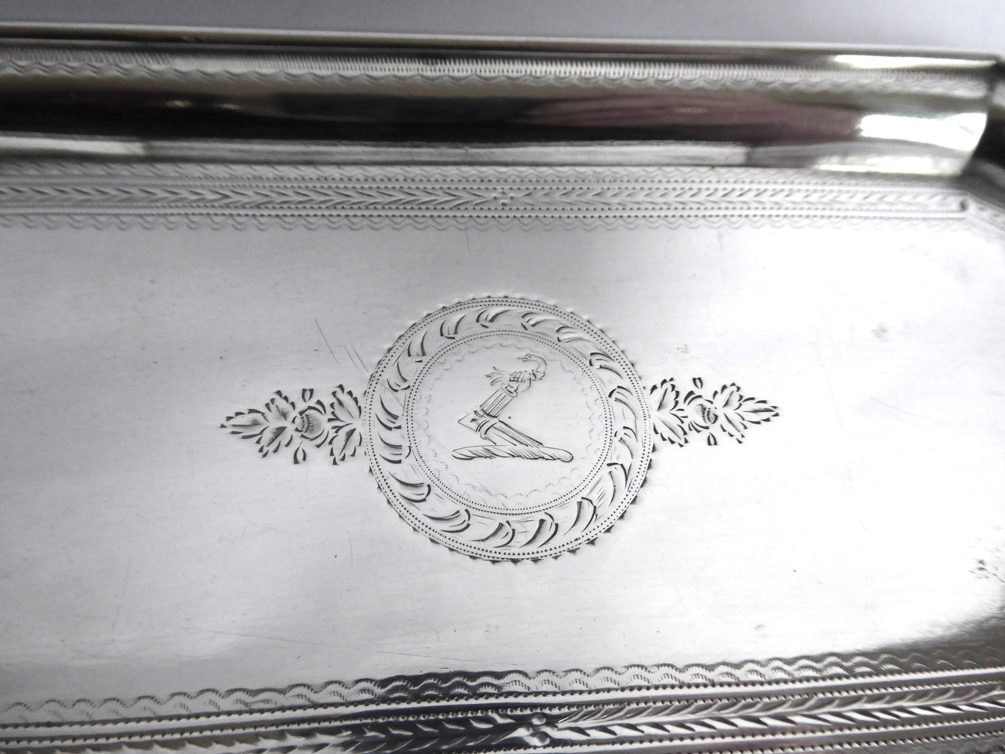 Dublin Silver Snuffers and Tray 1799