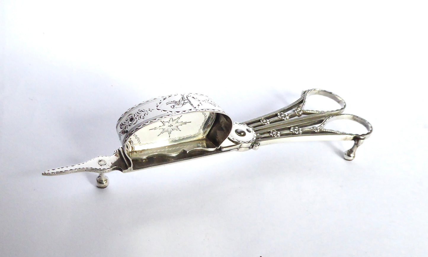 Dublin Silver Snuffers and Tray 1799