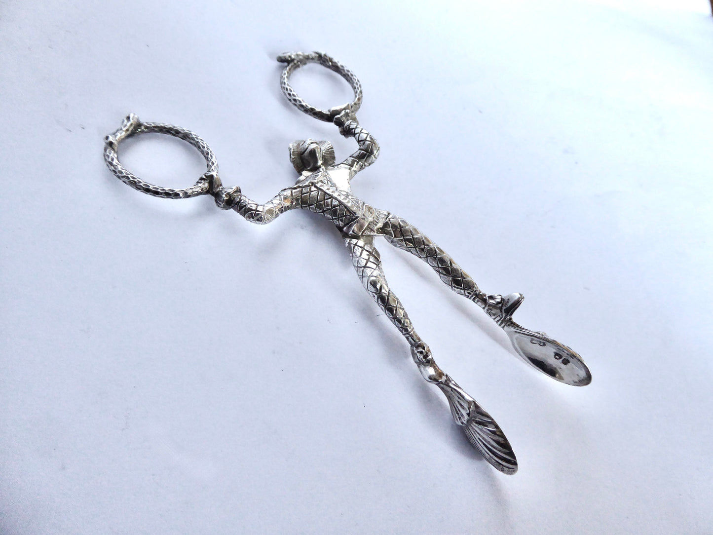 Antique Harlequin Sugar Nips 1871