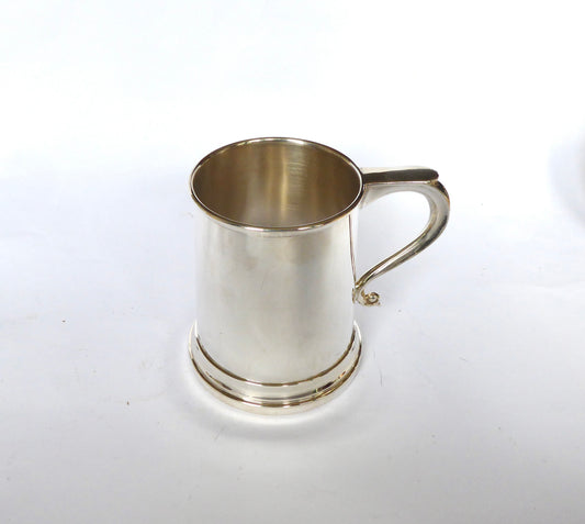 Plain Silver Tankard 1971