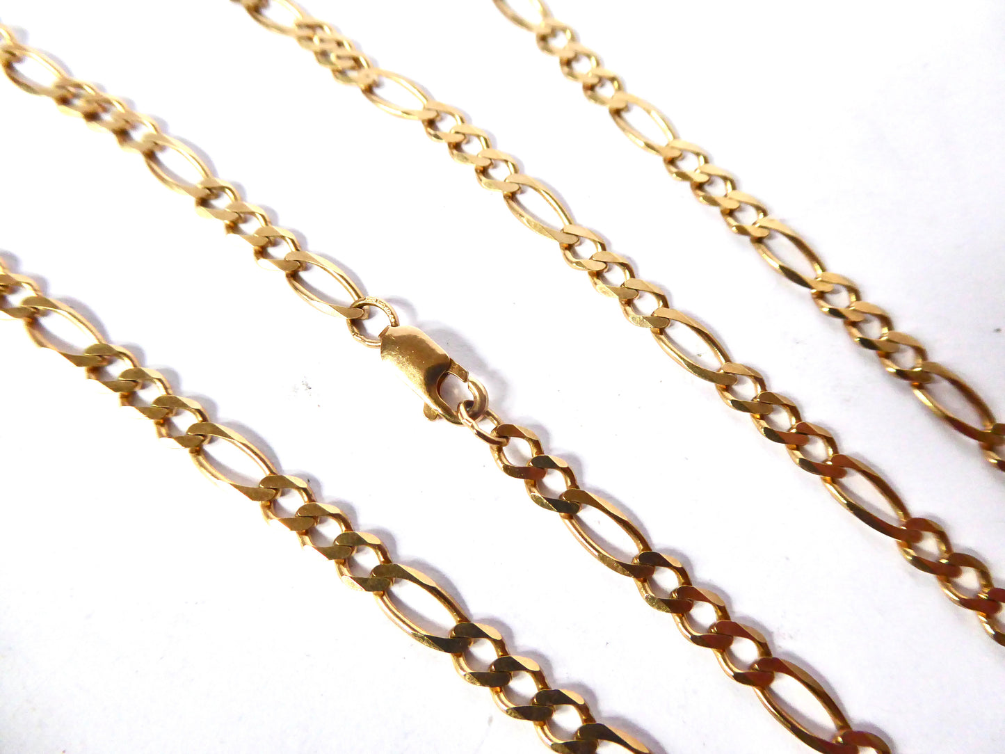 Yellow Gold Figaro Necklace