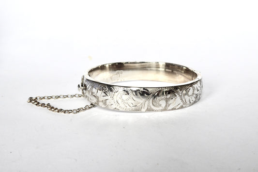 Vintage Silver Bangle 1965