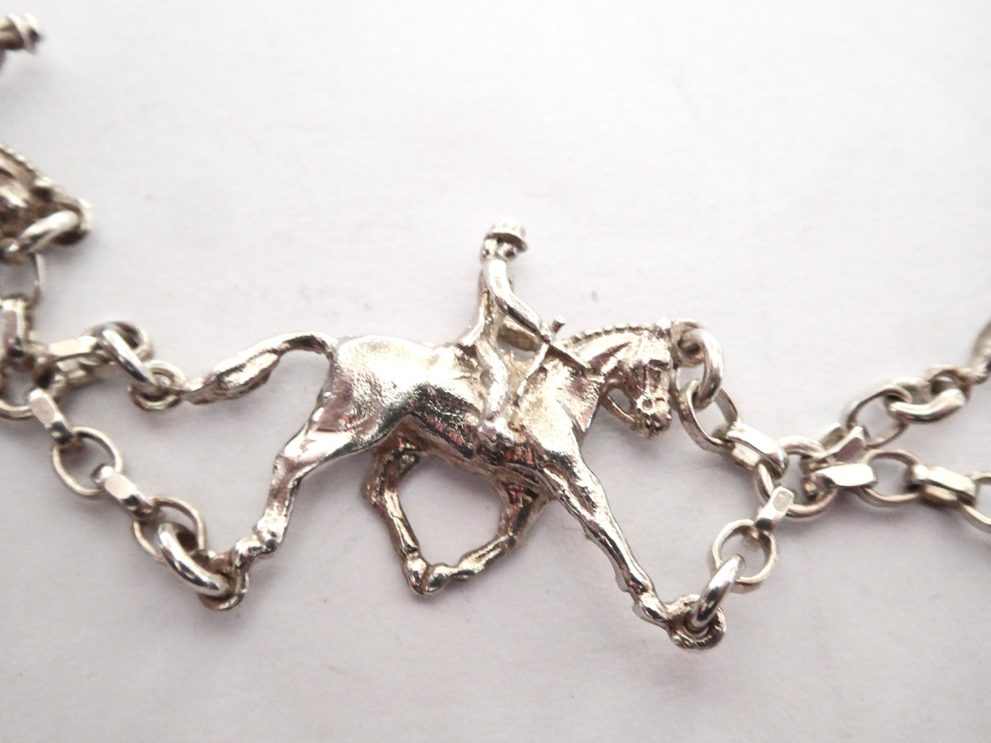 Silver Horse Bracelet