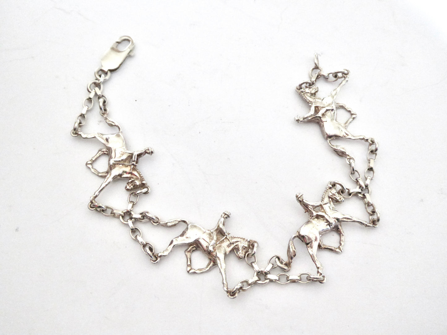 Silver Horse Bracelet