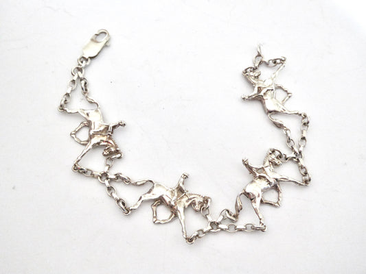 Silver Horse Bracelet