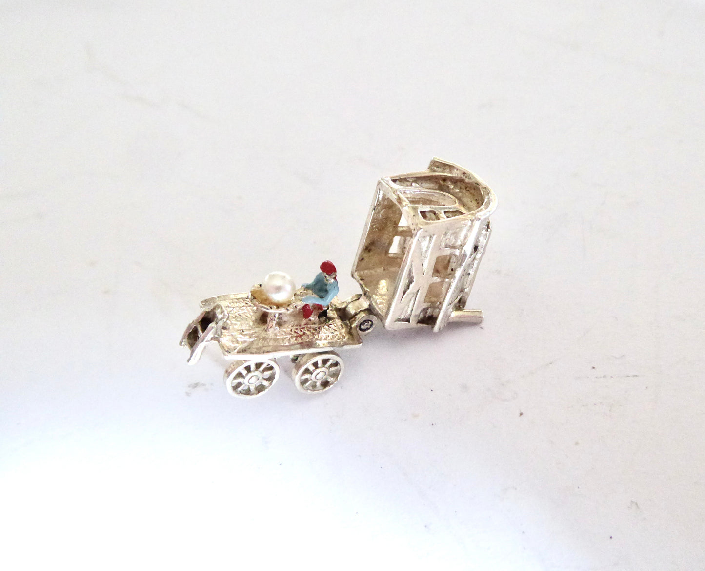 Gypsy Caravan Silver Charm
