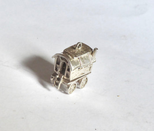 Gypsy Caravan Silver Charm