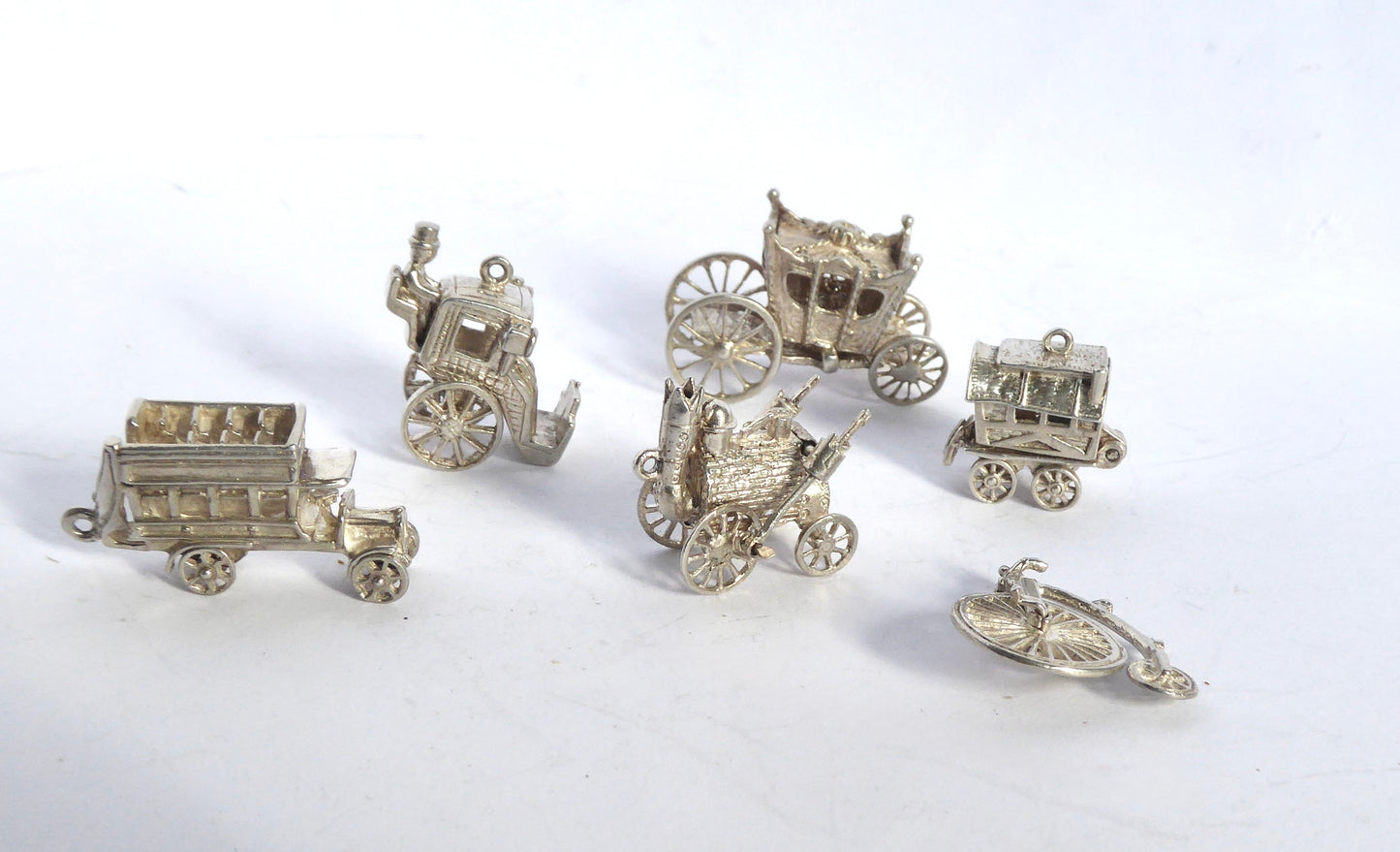 Gypsy Caravan Silver Charm