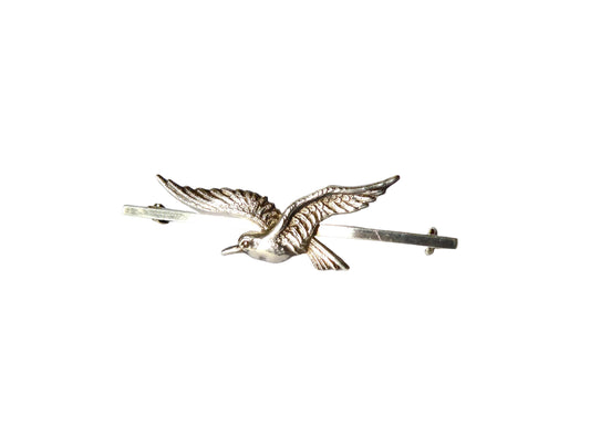 Silver Bird Brooch