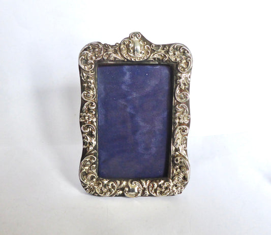 Antique Silver Photograph Frame 1901