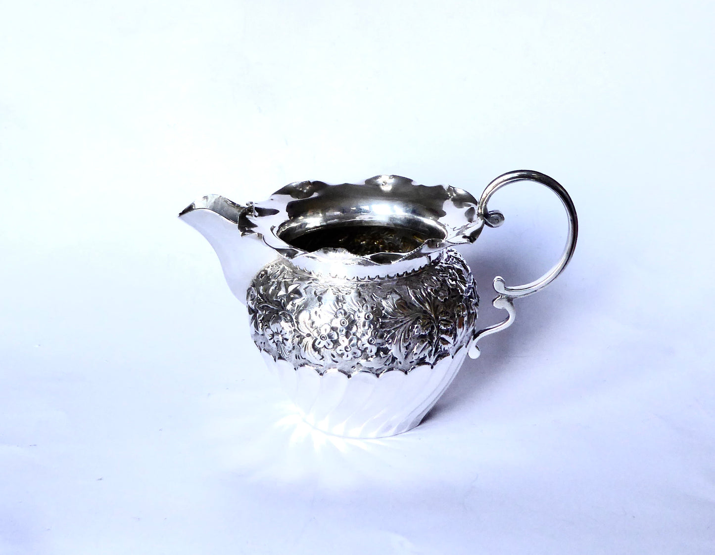 Victorian Silver Milk Jug 1896