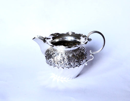 Victorian Silver Milk Jug 1896