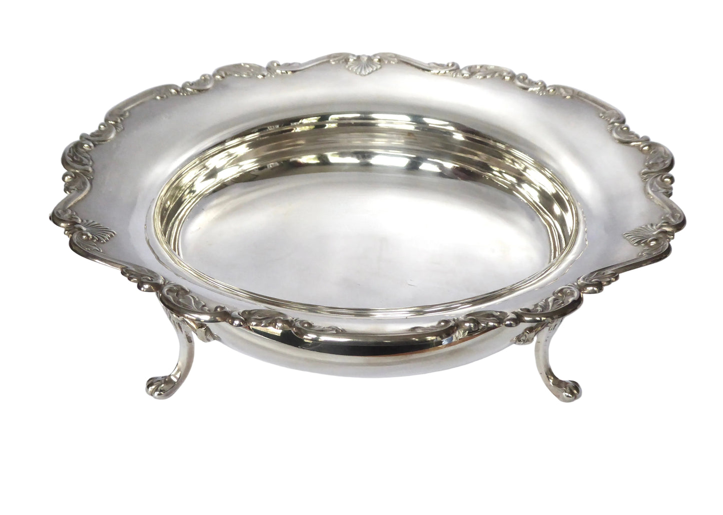 Antique Silver Centre Dish 1912