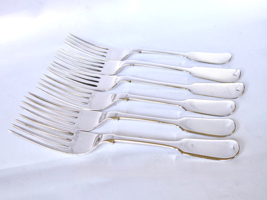 Antique Silver Dessert Forks