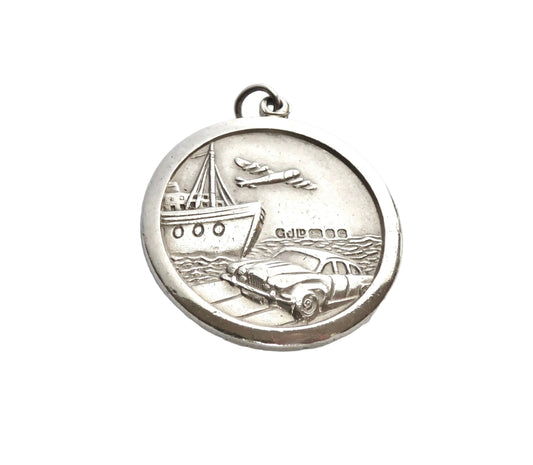 Silver St. Christopher Medal - Georg Jensen