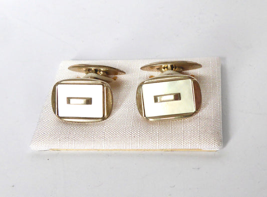 Silver & Mother of Pearl Cufflinks
